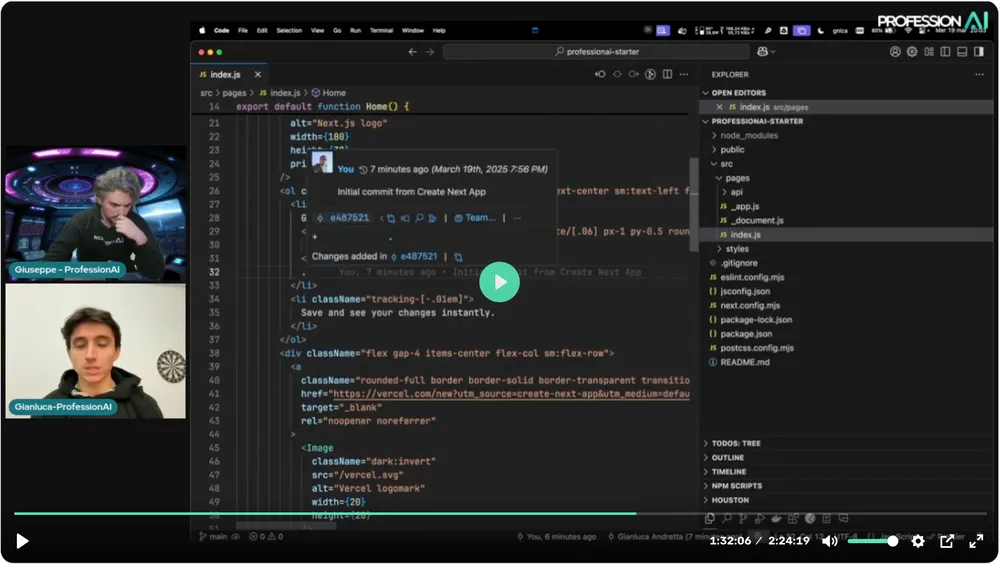 Giuseppe & Gianluca — Mette online il primo progetto React da zero